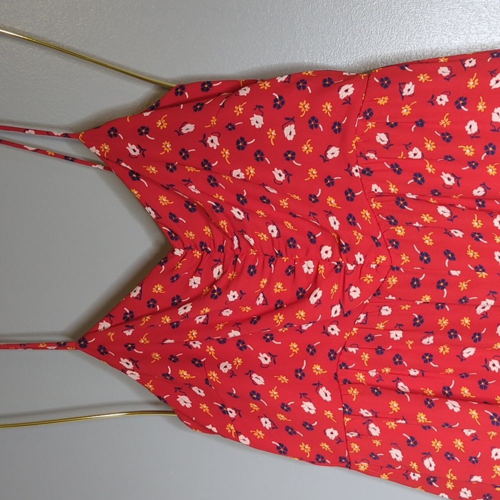 Madewell Ruched Wide Leg Jumpsuit in Prairie Posies - Picture 4 of 15